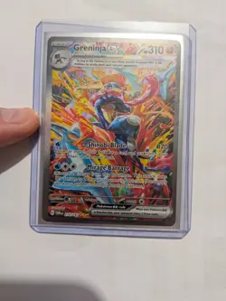 Pokemon TCG Twilight Masquerade Greninja EX 214/167 NM - Image 1