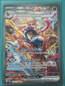 Pokemon TCG Twilight Masquerade Greninja EX 214/167 - Image 1