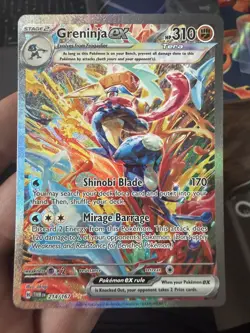 Pokemon TCG Twilight Masquerade Greninja EX 214/167 SIR - Image 1