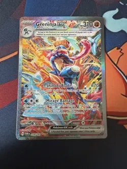 Pokemon TCG Twilight Masquerade Greninja EX 214/167 SIR - Image 2