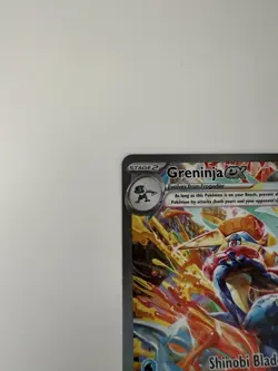 Pokemon Greninja EX 214/167 Twilight Masquerade Special Illustration Holo 310HP - Image 2