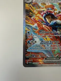 Pokemon Greninja EX 214/167 Twilight Masquerade Special Illustration Holo 310HP - Image 5