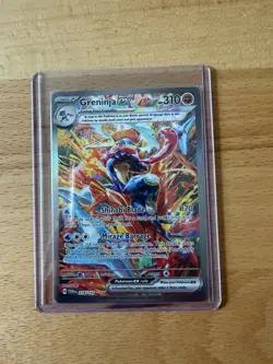 Pokemon TCG Greninja EX 214/167 Twilight Masquerade Full Art Card NM Condition - Image 1