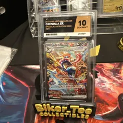 Pokemon TCG Twilight Masquerade Greninja EX 214/167 Ace 10 perfect sub grades - Image 1