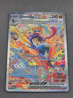 Pokemon TCG Twilight Masquerade Greninja EX 214/167 English #1 - Image 1
