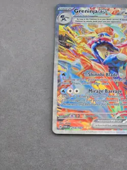 Pokemon TCG Twilight Masquerade Greninja EX 214/167 English #1 - Image 3