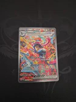 Pokemon TCG Twilight Masquerade Greninja EX 214/167 - Image 1