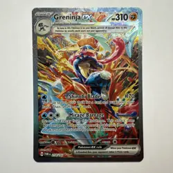 Pokemon TCG Twilight Masquerade Greninja EX 214/167 English - Image 1