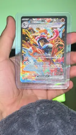 Pokemon TCG Greninja EX 214/167 Twilight Masquerade Full Art Card NM Condition - Image 1