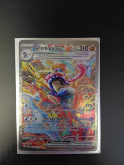 Pokemon TCG Twilight Masquerade Greninja EX SIR 214/167 - Image 2