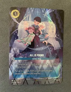 Ravensburger Disney Lorcana TCG All Is Found 220/204 Enchanted Sapphire EN - Image 1