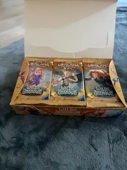 Disney Lorcana TCG Wilds Unknown Booster Box (24 Packs) UNSEALED - Image 3