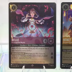 Lorcana Fabled Belle & Beast Pair Of Two Foils NM - Image 4