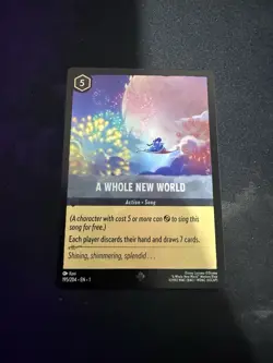 Disney Lorcana TCG The First Chapter A Whole New World 195/204 Foil - Image 1