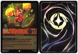 Disney Lorcana TCG Dale Excited Friend 4/204 Foil Wilds Unknown - Image 3