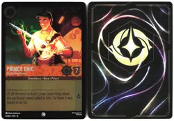 Disney Lorcana TCG Prince Eric Noble Swordsman 8/204 Foil Wilds Unknown - Image 3