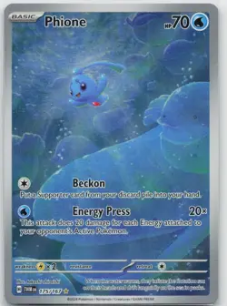 Phione Illustration Rare SV06: Twilight Masquerade 175/167 Pokemon TCG - Image 1