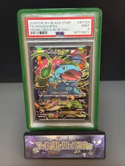 Pokemon Card XY123 Black Star Promo Red Blue Coll Full Art Venusaur EX PSA 9 - Image 3