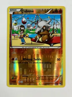 Cubone 77/162 Reverse Holo XY - BREAKthrough Pokemon Card * Light Play - Image 1