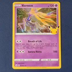 Xerneas 012/025 - Celebrations - Rare Holo Pokemon Card - NM - Image 1