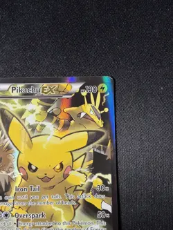 Pikachu EX Full Art Black Star Promo Pokemon Card XY124 - Image 3