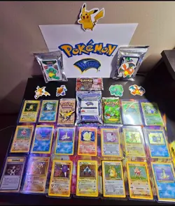 VINTAGE POKEMON CARD MYSTERY PACKS!!!! 40 cards per pack ALL VINTAGE. - Image 1