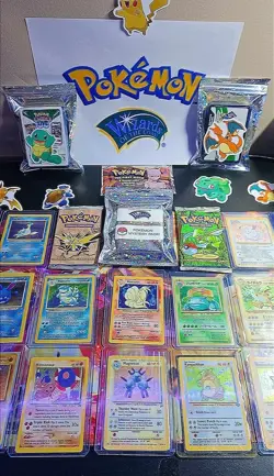 VINTAGE POKEMON CARD MYSTERY PACKS!!!! 40 cards per pack ALL VINTAGE. - Image 2