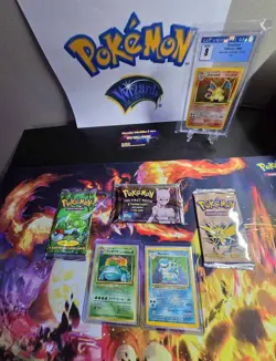VINTAGE POKEMON CARD MYSTERY PACKS!!!! 40 cards per pack ALL VINTAGE. - Image 3