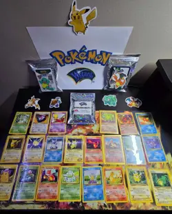 VINTAGE POKEMON CARD MYSTERY PACKS!!!! 40 cards per pack ALL VINTAGE. - Image 5