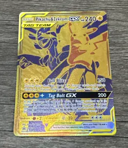 Pikachu & Zekrom GX SM248 Full Art Promo Pokemon Card - Image 1