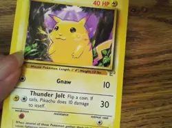 E3 Pikachu Gold Stamp Nonholo Promo 58/102 Pokemon Card (MP) 062426 - Image 1