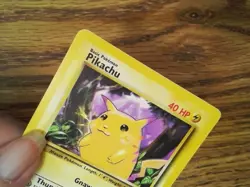 E3 Pikachu Gold Stamp Nonholo Promo 58/102 Pokemon Card (MP) 062426 - Image 3