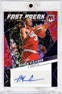 2024 Mosaic Hakeem Olajuwon Black Auto 1/1 - Image 1