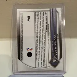 2025-26 Bowman Basketball Cooper Flagg Chrome Rookie Dallas Mavericks RC #BCV-1 - Image 2