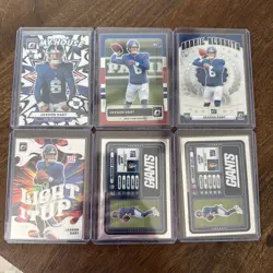 Panini Jaxson Dart New York Giants Rookie Card Lot (6) 2025 Optic - Image 1
