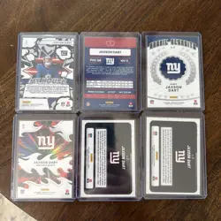 Panini Jaxson Dart New York Giants Rookie Card Lot (6) 2025 Optic - Image 2