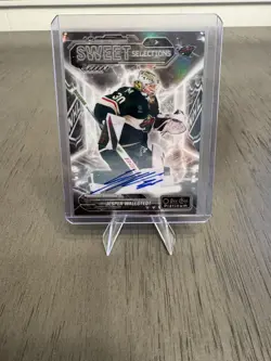 Jesper Wallstedt Sweet Selections Auto 2024-25 O-Pee-Chee Platinum Odds: 1/576 - Image 1