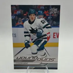 Upper Deck 2024-25 Series 1 Young Guns Collin Graf #223 Sharks Rookie - Image 1