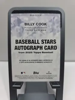 2025 Topps Series 1 - Baseball Stars Autographs Billy Cook #BSA-COOK (AU, RC) - Image 3
