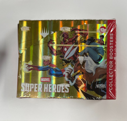 2026 MTG Magic The Gathering Marvel Super Heroes Collector Booster Box Sealed - Image 1