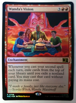 Wanda's Vision - FOIL - MTG Marvel Super Heroes Commander - 0708 NM - Image 1