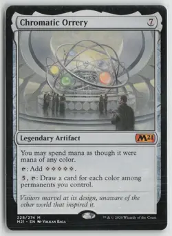 Chromatic Orrery Lightly Played 228 Core Set 2021 Magic: The Gathering - Image 1