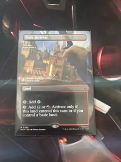 Mtg Dark Fortress Borderless - Marvel Super Heroes + Bonus Foils - Image 1