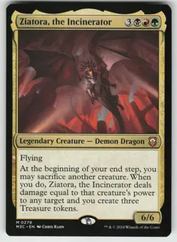 MTG Ziatora, the Incinerator Normal Commander: Modern Horizons 3 # 279 NM - Image 1