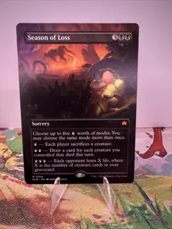 Season of Loss (Borderless) EN [BLB - 284] - NM TCG MTG - Image 1