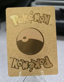 Pokemon Shining Charizard 250hp Gold Foil Fan Art Collector Card TCG - Image 2