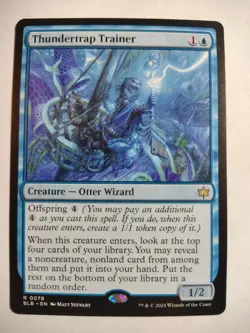 Thundertrap Trainer 78 R Bloomburrow Magic: The Gathering Near Mint - Image 1