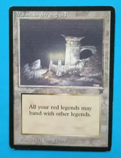 Magic the Gathering MTG Legends MOUNTAIN STRONGHOLD X U 1994 LP/EX Nice! - Image 1