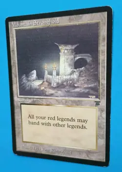 Magic the Gathering MTG Legends MOUNTAIN STRONGHOLD X U 1994 LP/EX Nice! - Image 2