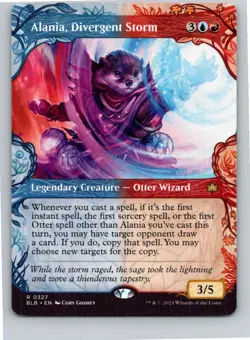 Magic the Gathering Alania, Divergent Storm (Showcase) Bloomburrow MTG Free Ship - Image 1